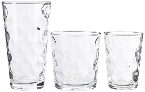 Home Essentials 12-Piece Galaxy Glassware Set