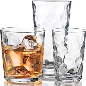 Home Essentials 12-Piece Galaxy Glassware Set