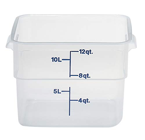 Cambro (12SFSPP190) 12 qt Polypropylene Food Storage Container - CamSquare®