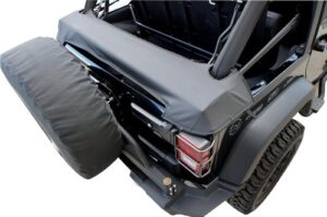 rampage soft top storage boot for factory & replacement soft tops | vinyl, black diamond color | 960035 | fits 2007 – 2018 jeep wrangler jk 2-door