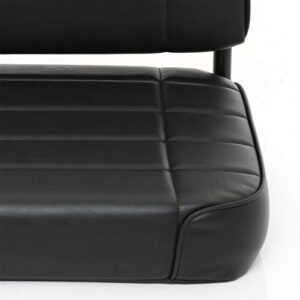 Smittybilt Standard Rear Seat (Black) - 8001N