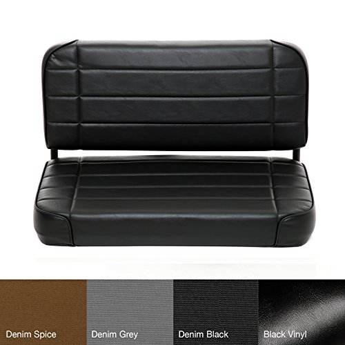Smittybilt Standard Rear Seat (Black) - 8001N