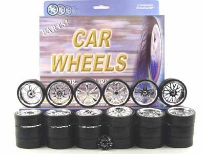 🚗 YMCtoys 1:18 Scale Model Car Spokes Chrome Rims Replacement 6Set 🚘