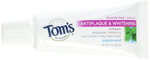 tom’s of maine toothpaste tartar control/whitening peppermint 1 oz