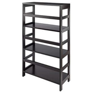 Winsome Wood Leo model name Shelving, Small, Espresso