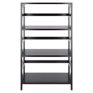 Winsome Wood Leo model name Shelving, Small, Espresso