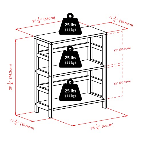 Winsome Wood Leo model name Shelving, Small and Large, Espresso