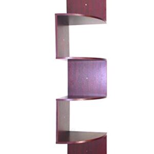 4D Concepts Hanging Corner Storage, Cherry