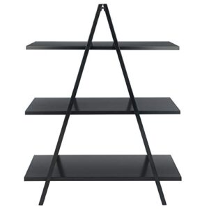 Winsome Wood Aaron Shelving, Black