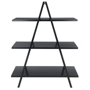 Winsome Wood Aaron Shelving, Black