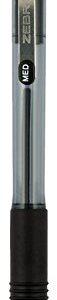 Zebra Pen Z-Grip Retractable Ballpoint Pen, Medium Point, 1.0mm, Black Ink, 24 Pack (Packaging may vary)