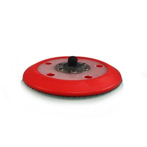 torq buflc201 r5 dual-action backing plate with hyper flex technology, red (5 inch)