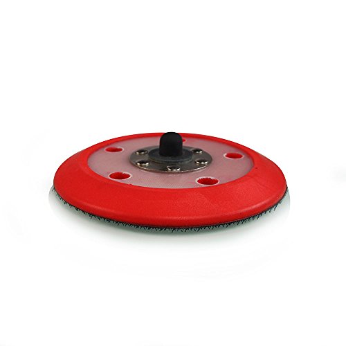 Torq BUFLC201 R5 Dual-Action Backing Plate with Hyper Flex Technology, Red (5 Inch)