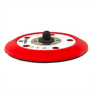 Torq BUFLC201 R5 Dual-Action Backing Plate with Hyper Flex Technology, Red (5 Inch)