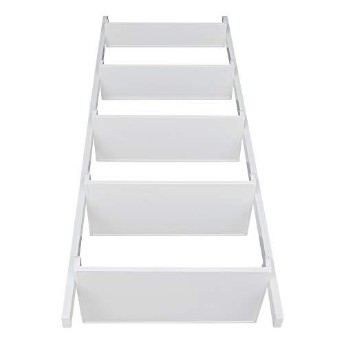 International Concepts 5 Tier Leaning Shelf, White