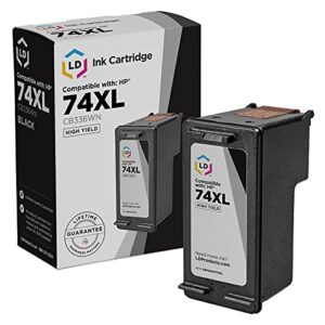 ld remanufactured ink cartridge replacement for hp 74xl cb336wn high yield (black)