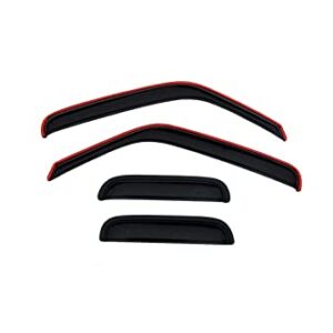 Auto Ventshade [AVS] Ventvisor / Rain Guards | Outside Mount, Smoke Color, 2 pc | 92754 | Fits 1997 - 1999 Ford F-250 Standard Cab, 1997 - 2003 Ford F-150 Standard Cab