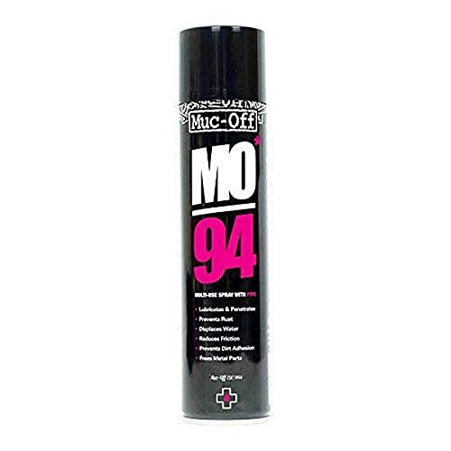 Muc-Off MO-94, 400 Milliliters - Biodegradable Multi-Purpose Protective Spray And Lubricant - Disperses Water To Prevent Rust And Frees Seized Parts