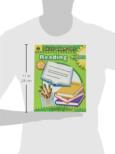 Teacher Created Resources Daily Warm-Ups: Reading Book, Grade 4, 176 (3490)