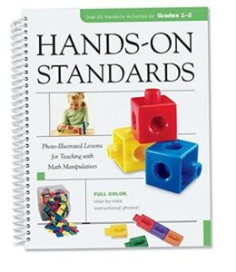 learning resources hands-on standards: photo-illustrated lessons for teaching with math manipulatives, grades 1-2,blue,54 x 72 inches