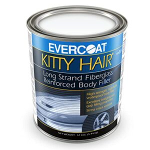 evercoat kitty hair – long strand fiberglass reinforced filler for fiberglass & sheet metal – 128 fl oz