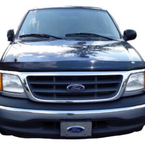 Auto Ventshade [AVS] Bugflector II / Hood Shield | High Profile, Dark Smoke | 25513 | Fits 1997 - 2003 Ford F-150 & F-250, 1997 - 2002 Expedition