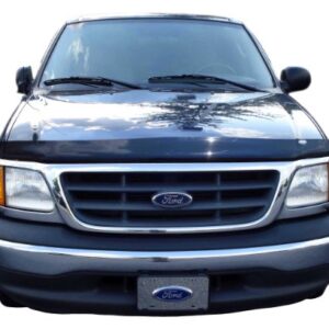 Auto Ventshade [AVS] Bugflector II / Hood Shield | High Profile, Dark Smoke | 25513 | Fits 1997 - 2003 Ford F-150 & F-250, 1997 - 2002 Expedition