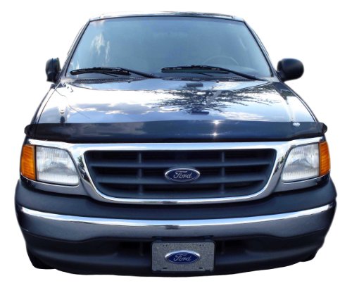 Auto Ventshade [AVS] Bugflector II / Hood Shield | High Profile, Dark Smoke | 25513 | Fits 1997 - 2003 Ford F-150 & F-250, 1997 - 2002 Expedition