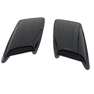 Auto Ventshade [AVS] Eclipse Hood Scoop - Large | Black, 2 pc | 80001 | Fits 88-99 GMC Trucks, 99-07 Silverado/Sierra 1500,92-97 Skylark, (Check Fitment Guide for More)