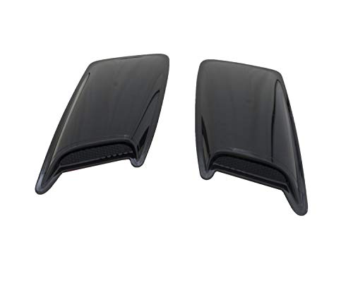 Auto Ventshade [AVS] Eclipse Hood Scoop - Large | Black, 2 pc | 80001 | Fits 88-99 GMC Trucks, 99-07 Silverado/Sierra 1500,92-97 Skylark, (Check Fitment Guide for More)