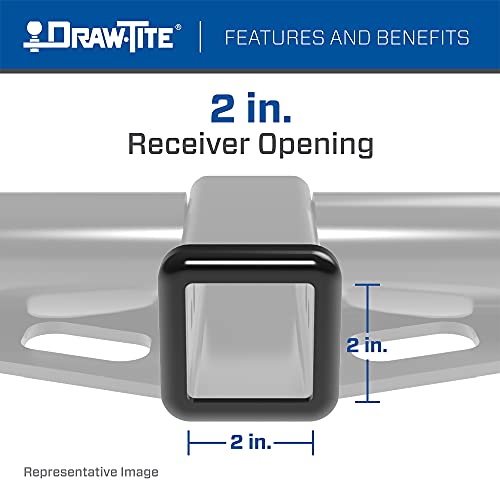 Draw-Tite 41537 Class 4 Trailer Hitch, 2 Inch Receiver, Black, Compatible with 1999-2004 Chevrolet Tracker, 2002-2006 Suzuki XL-7, 1999-2004 Suzuki Vitara, 1999-2005 Suzuki Grand Vitara