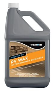 thetford premium rv wax – color restorer and oxidation remover for cars – rvs – boats – motorcycles – 1 gallon 32523