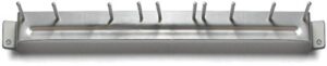 cfs 4073500 spectrum aluminum brush rack, 17″ overall length (case of 12)