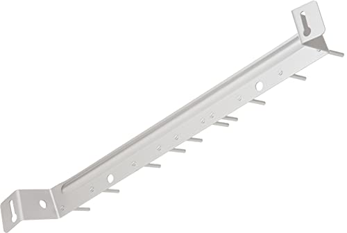 CFS 4073500 Spectrum Aluminum Brush Rack, 17" Overall Length (Case of 12)