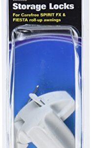 Carefree 901017W White Storage Lock