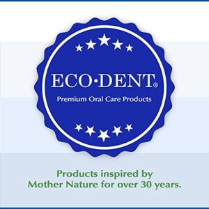 EcoDent Ultimate Sparkling Clean Mint Daily Mouth Rinse, Wound Cleaner, Essential Oils, Baking Soda, Co-Q10, Mouthwash, Fluoride Free Mouthwash, 8 Fl Oz