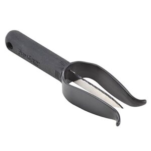 tablecraft firmgrip bagel knife – safely slice bagels, baguettes, english muffins and buns