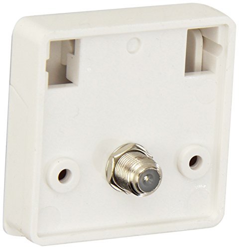 RV Designer T111, Weatherproof TV Jack, White