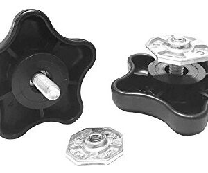 Carefree 901022 Black RV Awning Brace Knob with Clamp