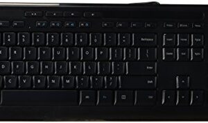 Microsoft Wired Keyboard 600 (Black). Wired Keyboard for Gaming Experience. USB Connectivity. Spill Resistant Design.