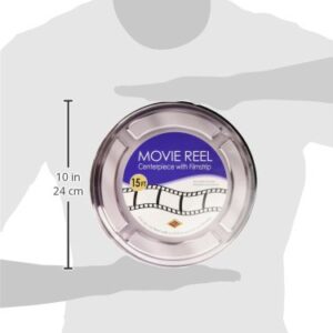 Beistle Movie Reel with Filmstrip Centerpiece, Multicolored