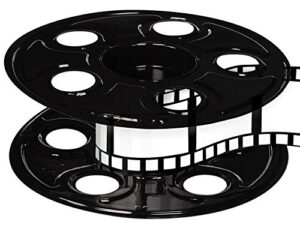 beistle movie reel with filmstrip centerpiece, multicolored