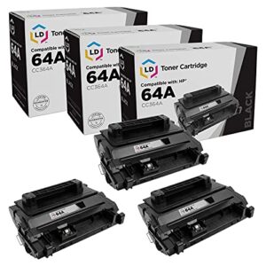 ld products compatible toner cartridge replacement for hp 64a cc364a (black, 3-pack) for use in laserjet: p4014dn, p4014n, p4015dn, p4015n, p4015tn, p4015x, p4515n, p4515tn, p4515x & p4515xm