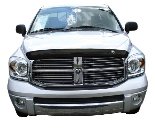 Auto Ventshade [AVS] Bugflector II Hood Shield for 2006 - 2008 Dodge Ram 1500, 2006 - 2009 Ram 2500 & 3500 | High Profile, Smoke, 1 pc. | 25430