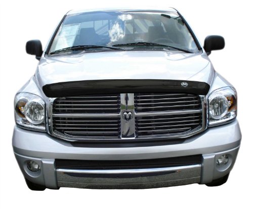 Auto Ventshade [AVS] Bugflector II Hood Shield for 2006 - 2008 Dodge Ram 1500, 2006 - 2009 Ram 2500 & 3500 | High Profile, Smoke, 1 pc. | 25430