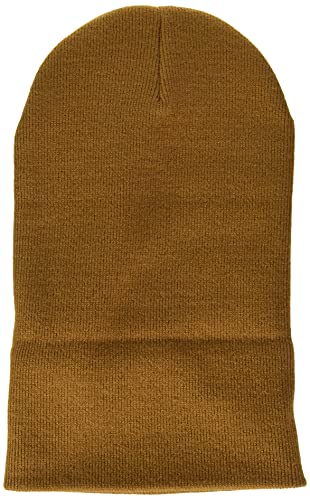 Carhartt Men's Knit Cuffed Beanie, Brown, One Size