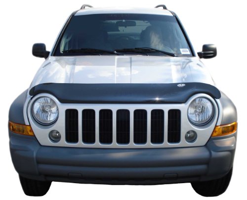 Auto Ventshade [AVS] Bugflector II Hood Shield for 2002 - 2007 Jeep Liberty | High Profile, Smoke, 1 pc. | 24726