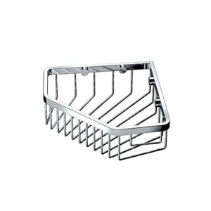 gatco 1499 8-1/2-inch shower or tub corner basket, chrome