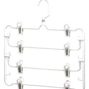 Whitmor Plastic 4 Tier Skirt Hanger