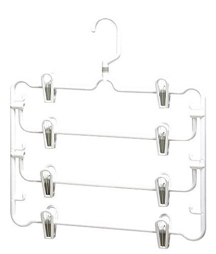 Whitmor Plastic 4 Tier Skirt Hanger